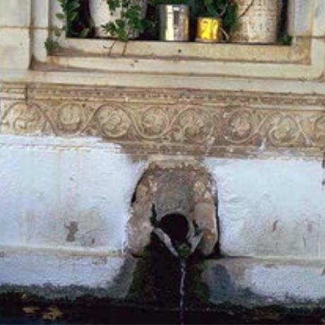 A detail of the fountain in the Gorgoliani Monastery, MONI GORGOLAINI (Monastery) HERAKLIO