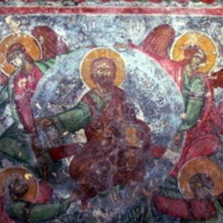 A fresco in the Byzantine church of Agios Ioannis in Kato Varsamonero, KATO VALSAMONERO (Village) NIKIFOROS FOKAS