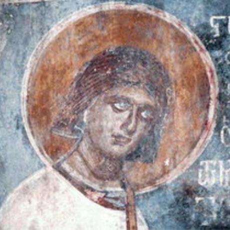 A fresco in the church of Sotiras Christos, Tzevremiana, KANDANOS (Village) CHANIA
