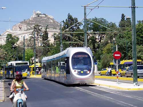 Athens Tram SYNTAGMA (Square) ATHENS