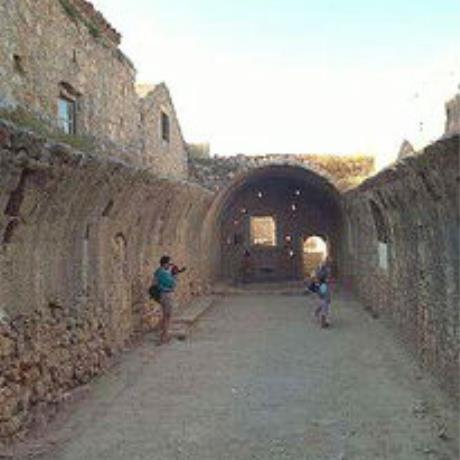 Moni Arcadiou, the historical gunpowder chamber where in 1866 beleaguered Greeks, women and children and fighters, blew up themselves together with Turkish beleaguerers , MONI ARKADIOU (Monastery) RETHYMNO