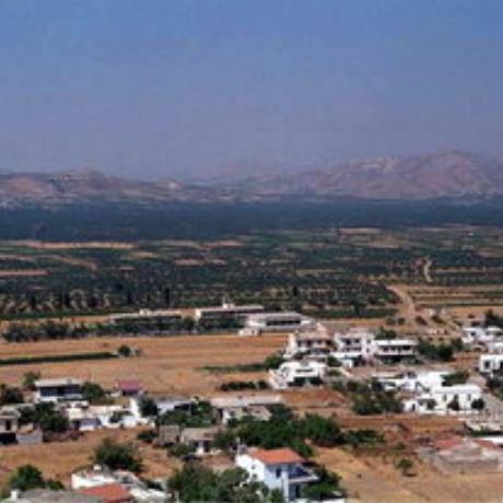 The Mesara Plain viewed from the Venetian castle, Harakas, CHARAKAS (Village) ASTEROUSSIOI