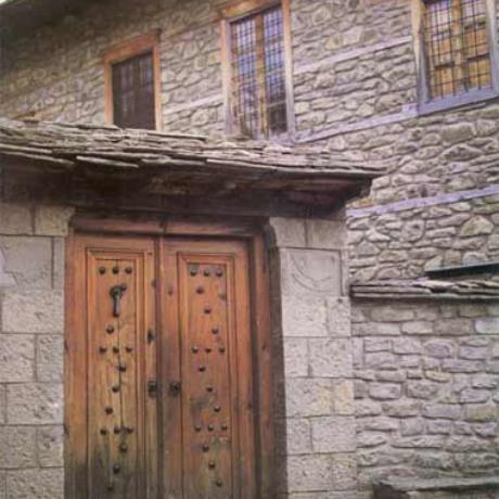 Detail of a house in Metsovo , METSOVO (Small town) IOANNINA
