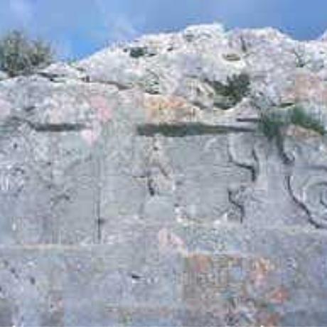 Alyzia fortress, carved figures of gods, ALYZIA (Ancient city) ETOLOAKARNANIA