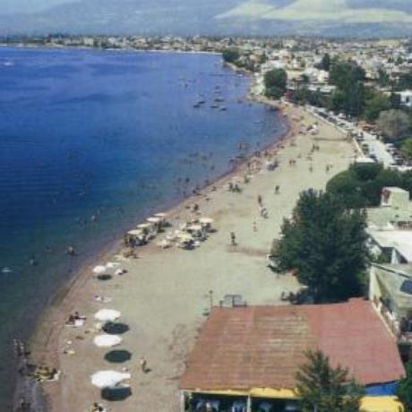 Amarynthos, aerial photo of Alabei beach, AMARYNTHOS (Small town) CHALKIDA