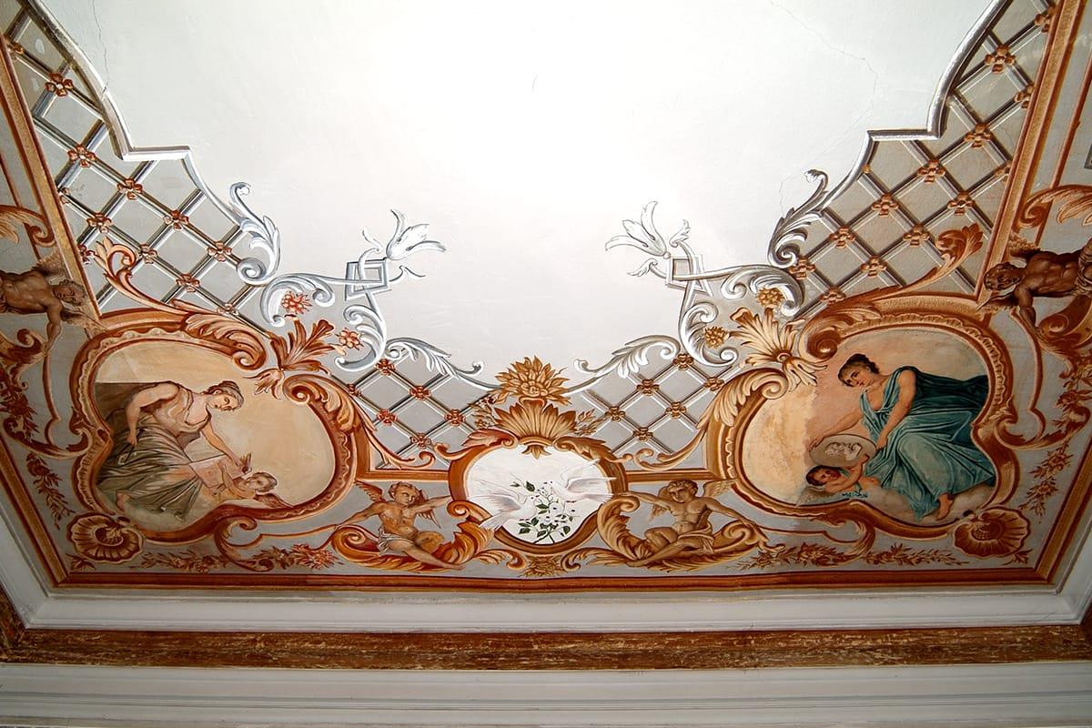 Folk Art Museum in Xanthi Detail from a ceiling art XANTHI (Town) MAKEDONIA EAST & THRACE