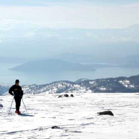 Vitsi, a view of Kastoria lake, VITSI (Ski centre) KASTORIA