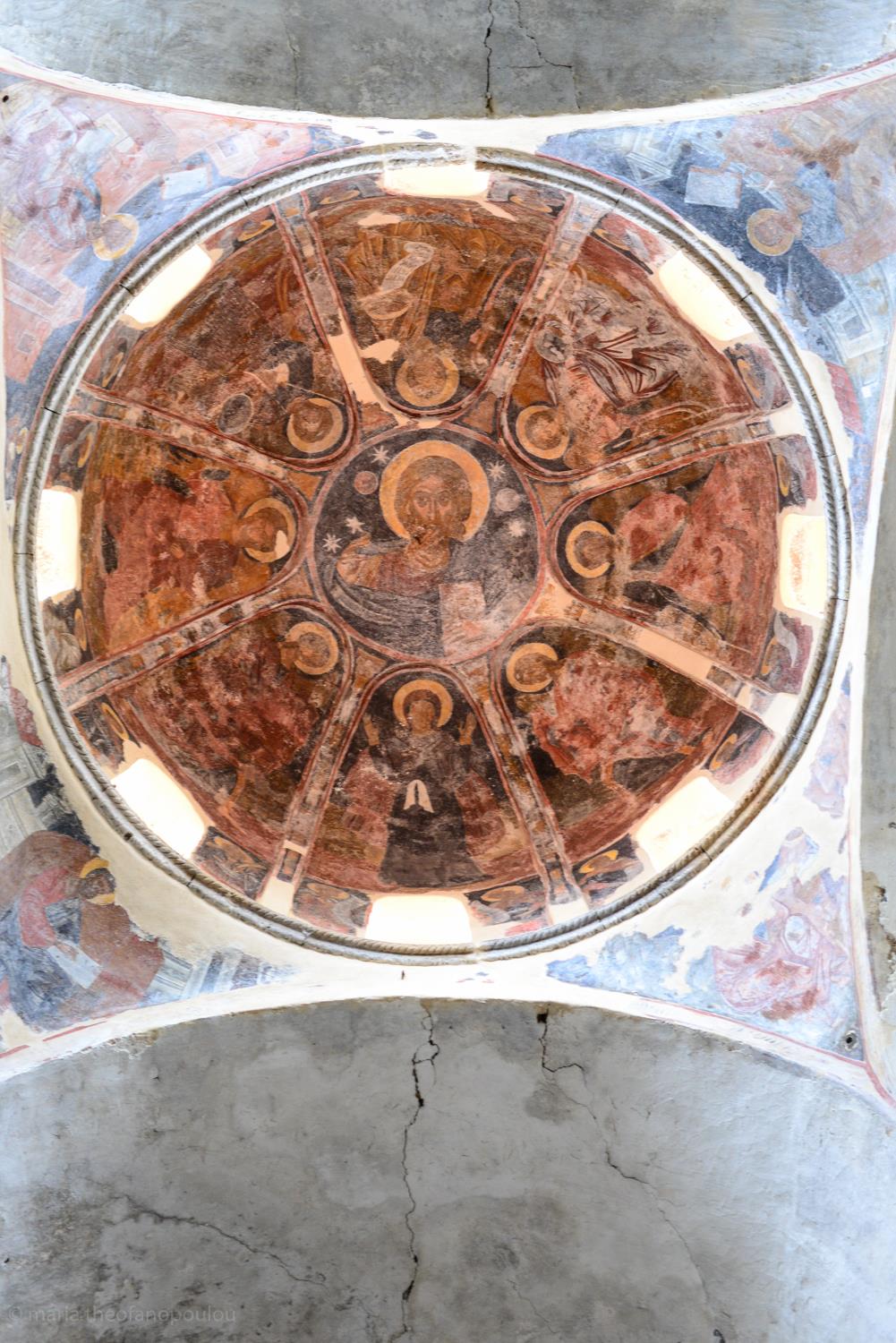 Church dome MYSTRAS (Byzantine settlement) PELOPONNISOS