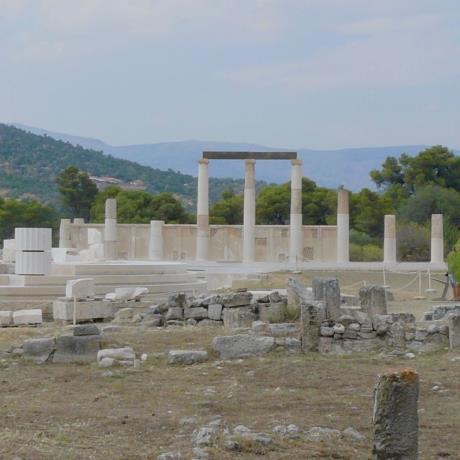 In the Αbaton (i.e. not to be trodden) or Enkoimeterion (i.e. dormitory) patients were induced to a dream-like sleep to receive the miracle cure by the god, ASKLEPIEION OF EPIDAURUS (Ancient sanctuary) ARGOLIS