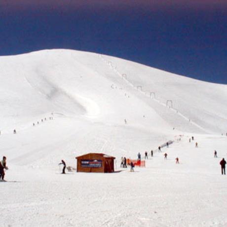 Falakro, skiing at the facilities of the ski centre , FALAKRO (Ski centre) DRAMA