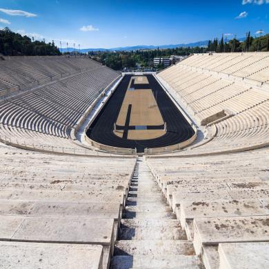 Kallimarmaro Panathenaic Stadium - Greek Travel Pages