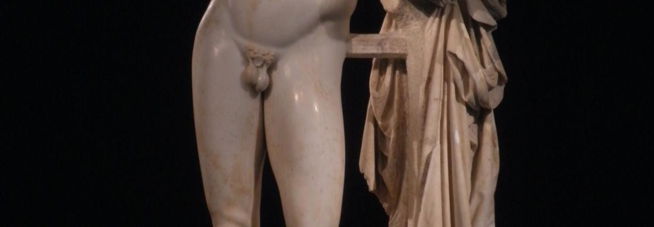 Ερμής του Πραξιτέλη (περ. 330 π.Χ.), Μουσείο Ολυμπίας