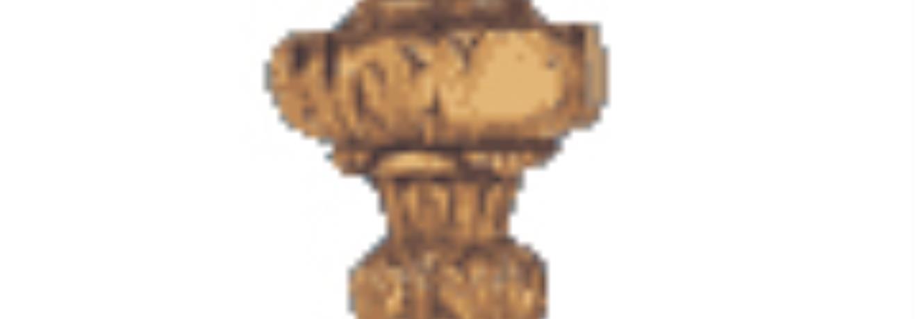 Ξυλόγλυπτο μανουάλι (18ου αι.) από το ναό Αγ.Πέτρου στα Λαγκαδάκια