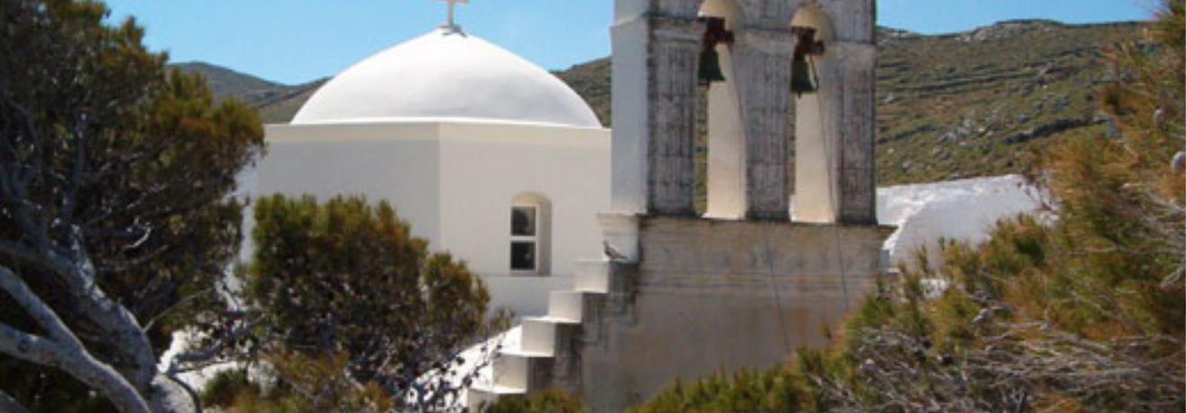Monastery of the Taxiarches at Serifos, the bell-tower of the church
