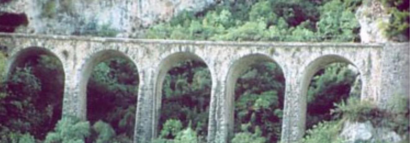 The historical arched bridge