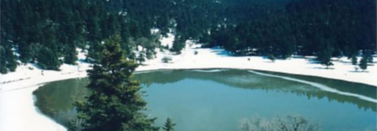 The lake on Kallidromo mountain