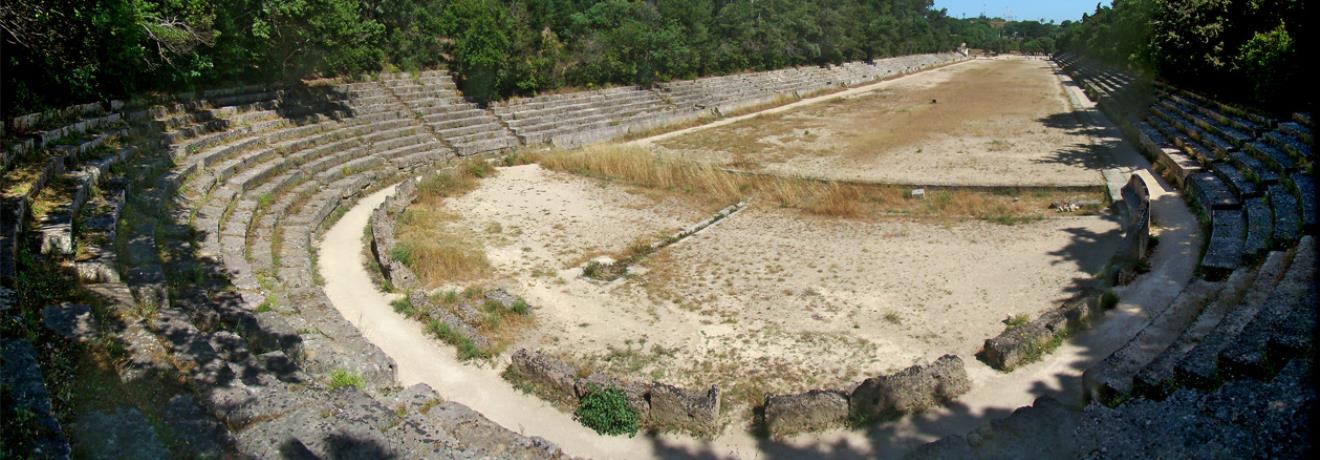 Acropolis of Rhodes: the ancient stadium