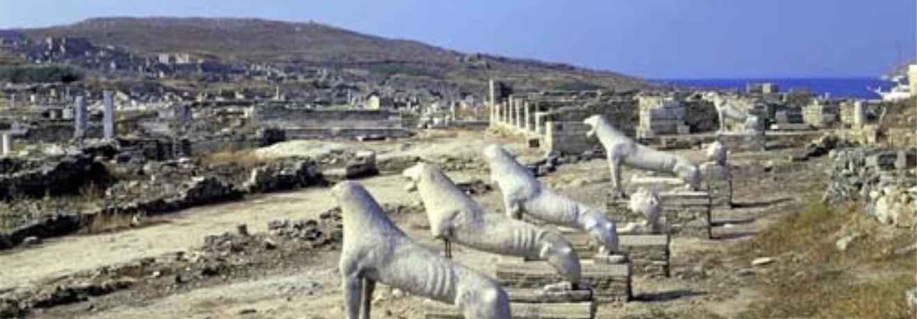 Delos; the sacred way of the Lions