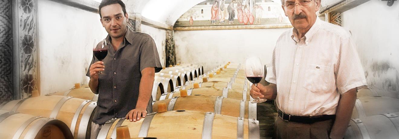 Winemakers Euripides and Dimitri Katsaros