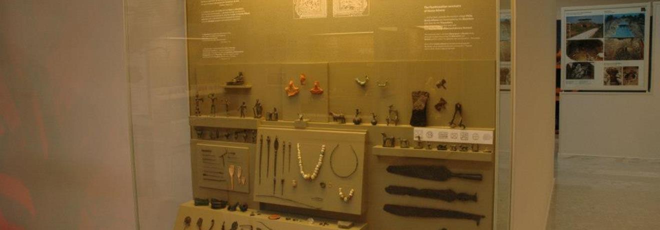Exhibits from the Sanctuary of Athena Itonia, ancient Filia (Archaeological Museum of Karditsa)