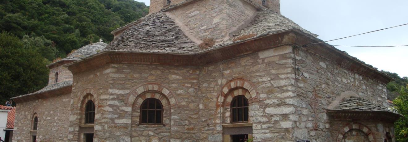 Catholicon of Evangelistria Monastery at Skiathos