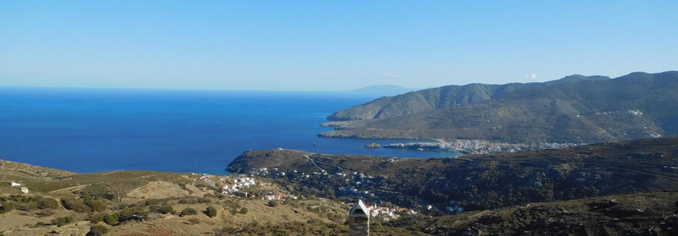 View to Chora of Andros